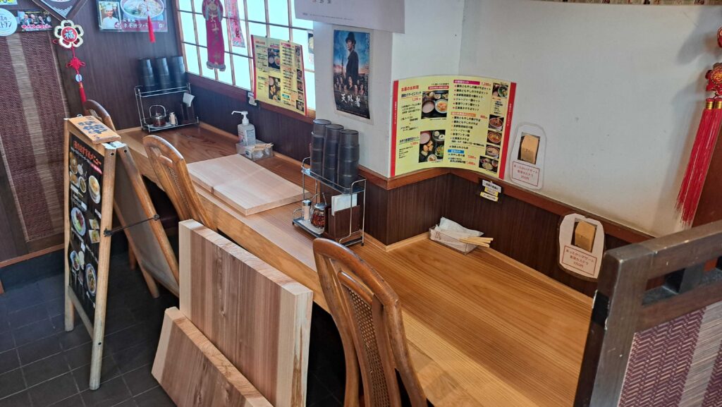 中華屋テーブル2 - NO1製材機ウッドマイザー正規販売代理店│ウッドマイザージャパン MSco.,LTD.